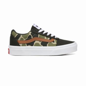 Detske Tenisky Vans Frog Camo Ward (4-8 years) Maskacove/Biele VA18ZHFMA